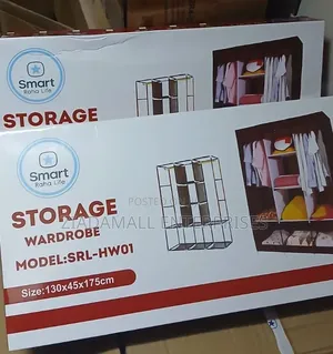 Wardrobe Heavy-Duty 3-Column Portable Wardrobe for Smart Home