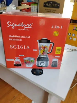 Signature 4 in 1 Blender 1000w 1.8l – Blender, Grinder Chopper
