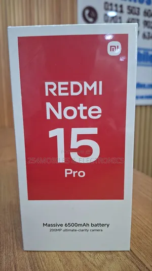 New Xiaomi Redmi Note 15 Pro 512 GB Black