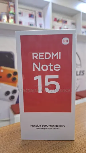 New Xiaomi Redmi Note 15 256 GB Black