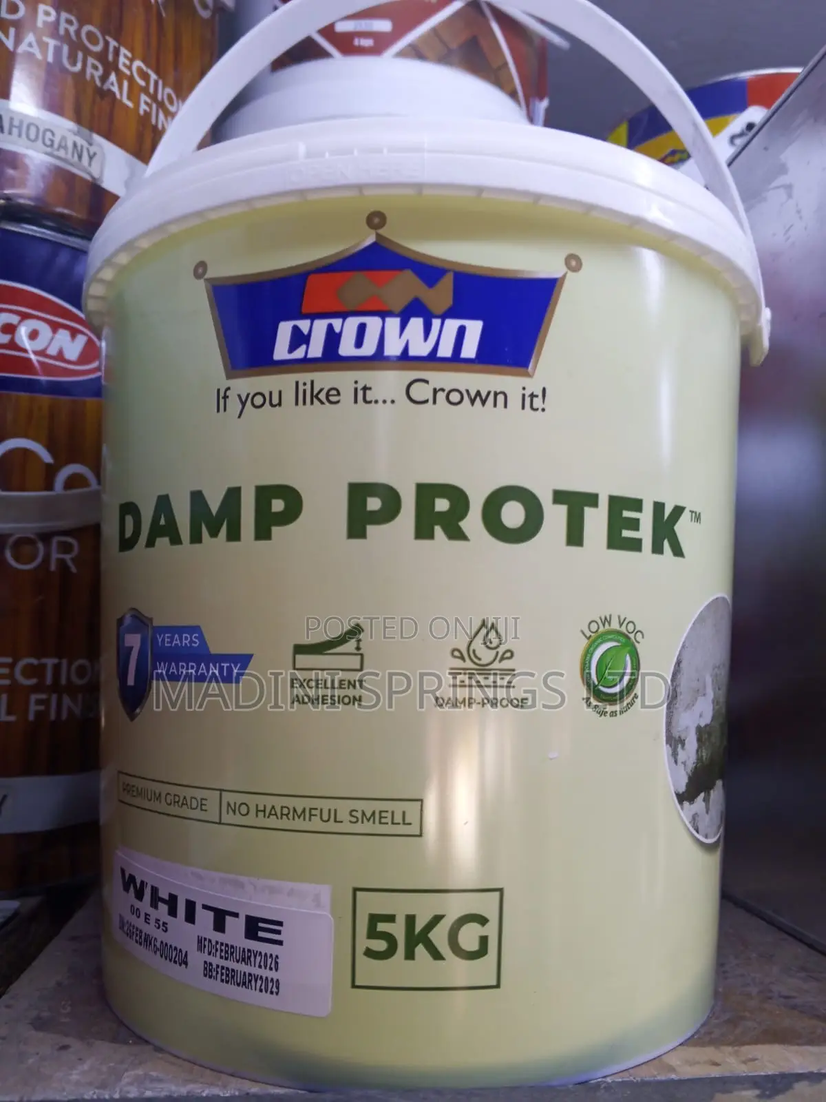 Crown Damp Protek, Anti-Damp Primer/Sealer (Antidamp Technology, 5kgs)