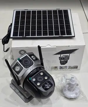 4g Dual Lens Solar CCTV Camera With Simcard Slot