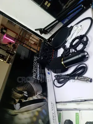 Bm-800 Microphone V8 Sound Card Studio Podcast Kit Bundle