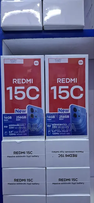 New Xiaomi Redmi 15C 4G 256 GB Black