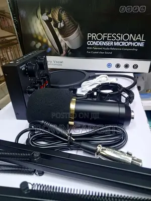 Bm-800 Studio Microphone Bundle With Live Sound Card V8