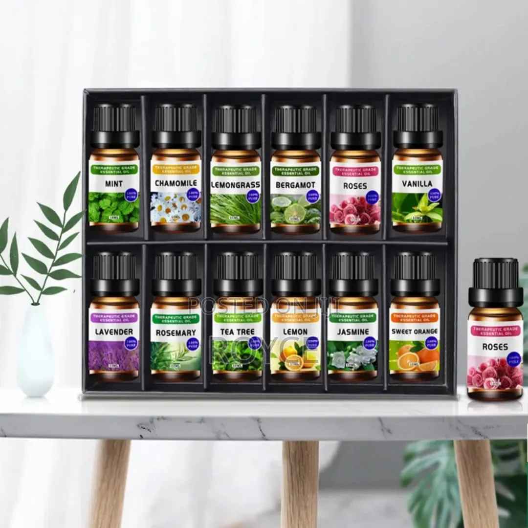 12pcs Natural Aromatherapy Essential Oil Set
