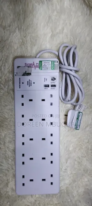 Ex Uk Original 10ports Extension With Power Surge