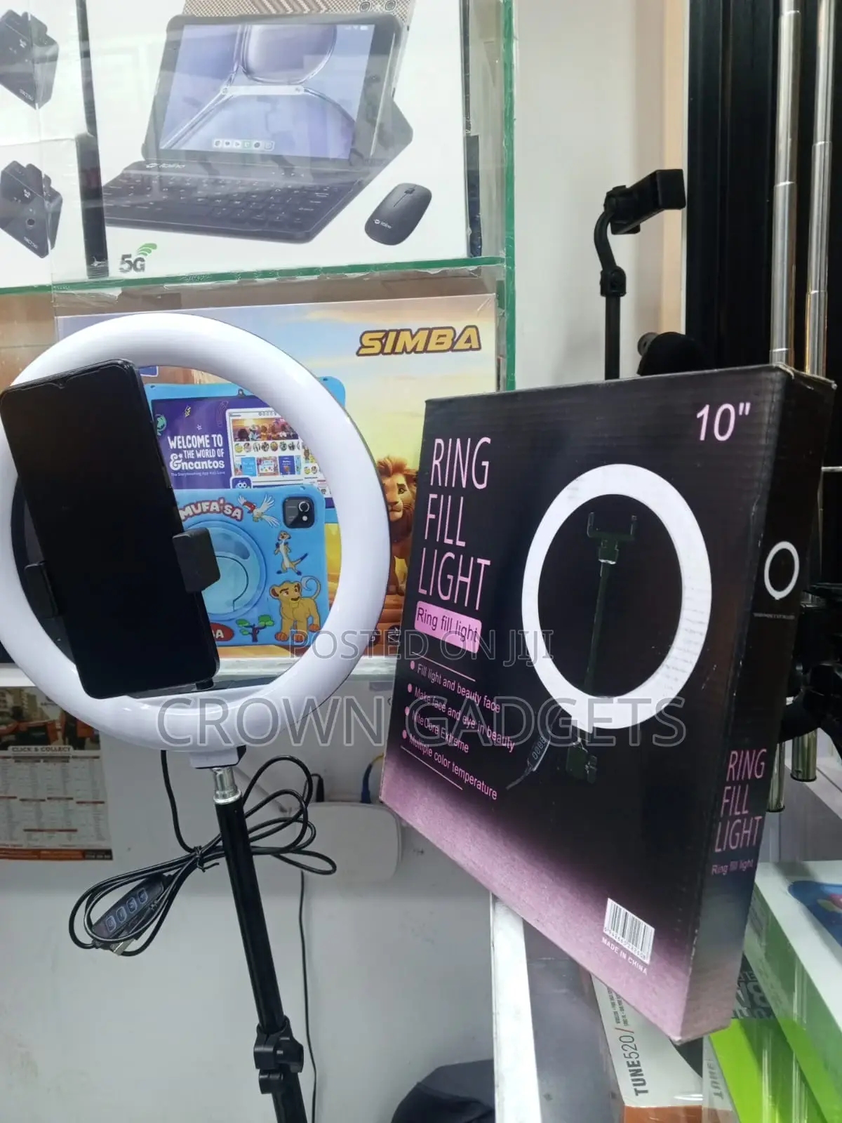 10-inch Led Ring Fill Light With Tripod Stand