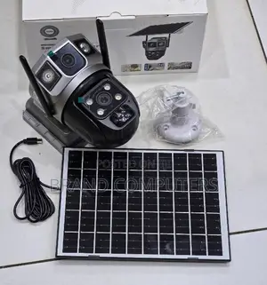 Simcard Wireless 4g Solar CCTV Camera With Dual Lens + Night Vision