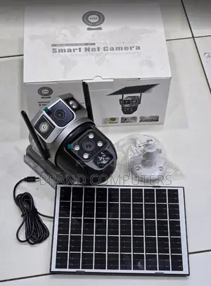 Dual Lens Waterpoof PTZ 4g Solar Powered V380 App Solar CCTV Camera