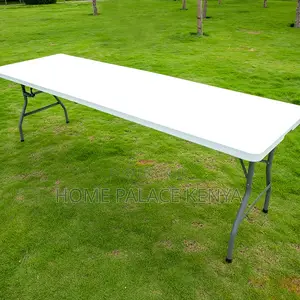 Outdoor Table: Portable Plastic Folding Dining Table