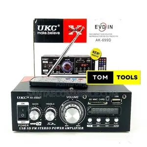 Ukc Ak-699bt Usb/Sd/Fm Stereo Power Amplifier With Bluetooth