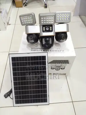 V380 Explore Smart Home Solar-Powered Triple-Lens Camera