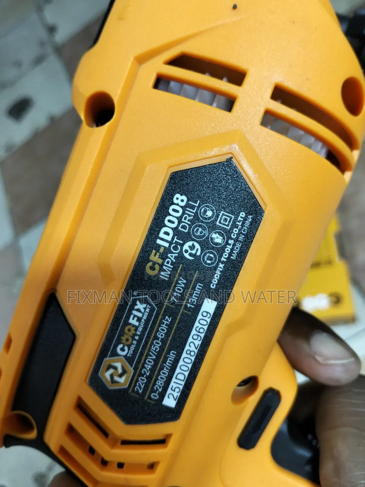 Powerful Coofix Impact Drill 710 With Hammer and 2 Free Bits