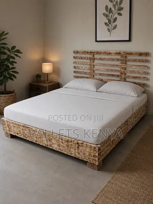 5x6 Pallet Bed Frame Durable Rustic Comfortable Supportive