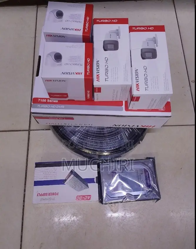Hikvision 4 Ir Camera Security Kit