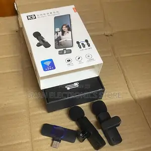 New Portable Wireless Stereo Lavalier Microphone
