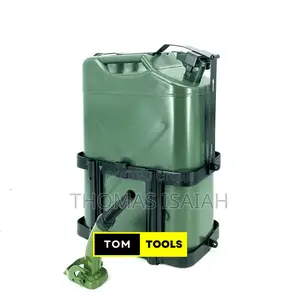20l Metal Fuel Jerry Can With Spout Nozzle and Rack