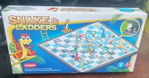 Classic Snakes and Ladders Board Game Family Fun