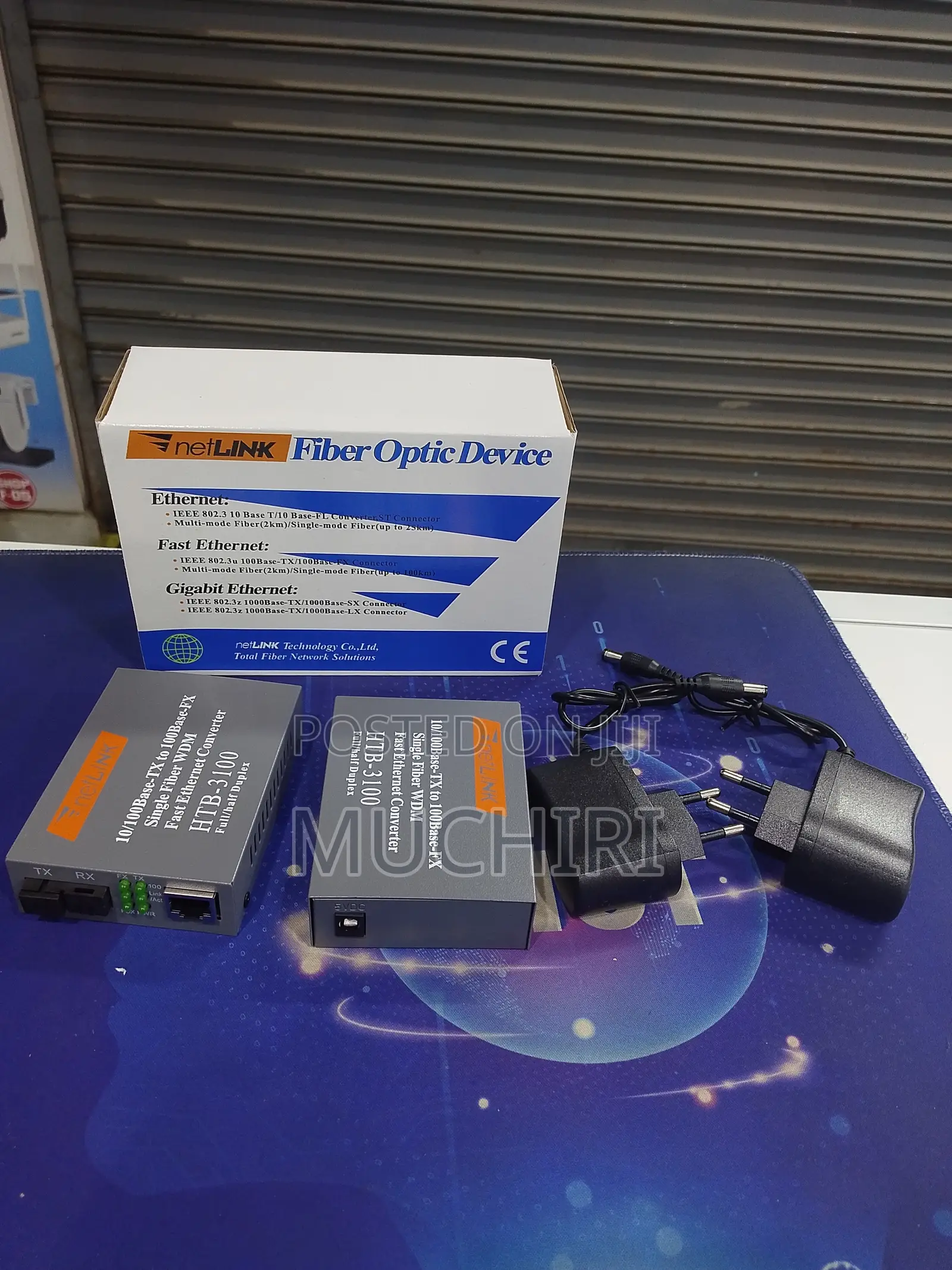 Netlink Fibre Optic Media Converter 10/100 Base
