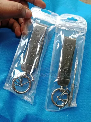 BMW Rubber Strap Metal Keyring
