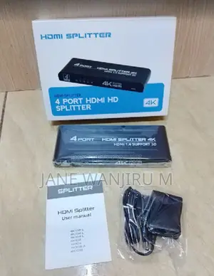 Hdmi Splitter 4 Ports Full Hd Support