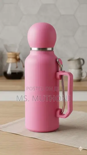 1300 Ml Exquisite Flask With Cup and Spoon*