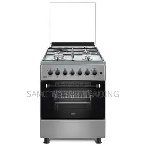 Mst58u31e3slem Mika Standing Cooker, 58x58cm, 3gas+1 Rapid Hot Plate