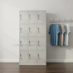 12-Door's Secured Metallic Filling Locker Cabinet