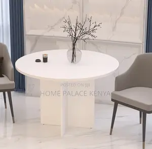 Dining Table: 4 Seater Round Wooden Dining Table
