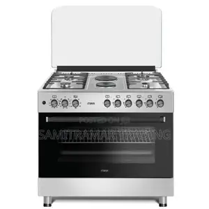 Mst9042wef10hi Mika Standing Cooker, 90cm X 60cm, 4 Gas + 2 Hot Plates