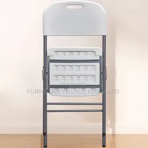Foldable Armless Student Plastic Chair