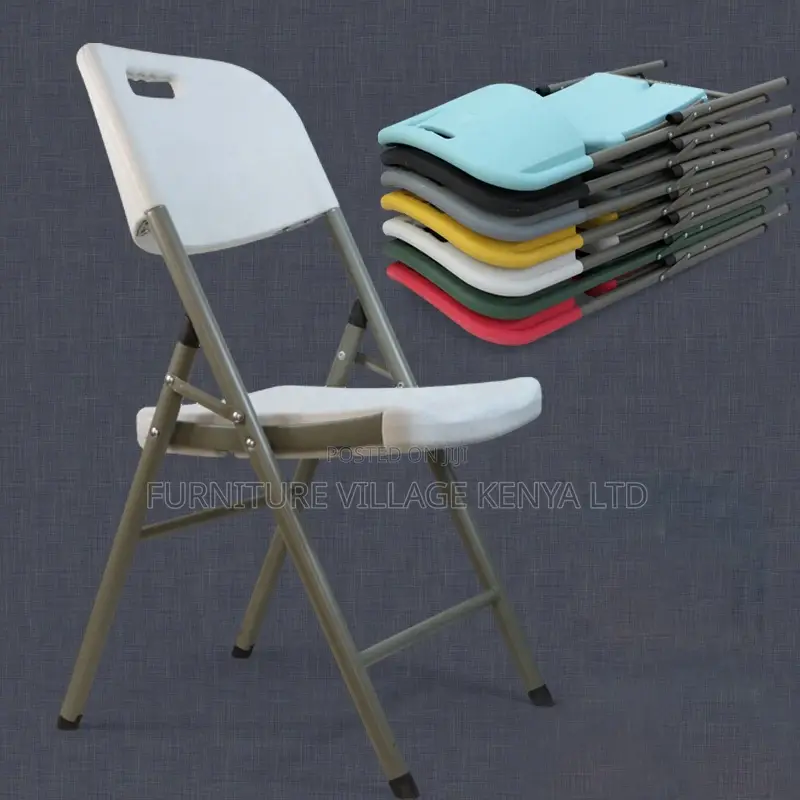 Foldable Armless Student Plastic Chair