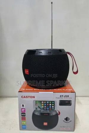 Caston St-229 Bluetooth Speaker, Fm Radio.