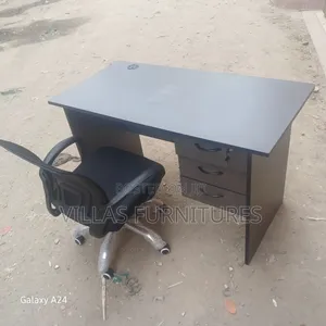 Office Study Table With Office Adjustable Chair