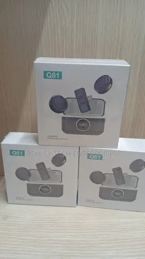 Q81 Dual Wireless Lavalier Mic for Android iPhone