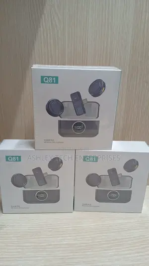 Q81 Wireless Microphone – Dual Lavalier Mic System