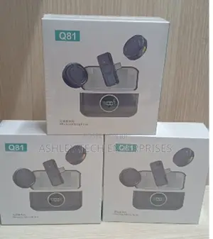 Q81 Dual Clip-on Wireless Mic for Smartphones