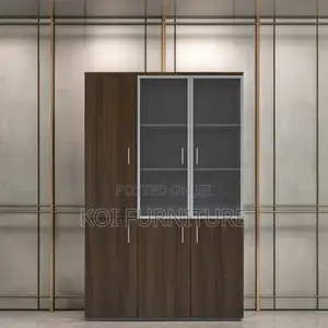 Office Cabinets; Three Doors Wooden Cabinet for Files and Documents