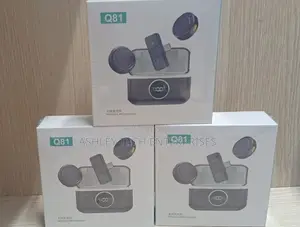 Dual Wireless Mic Q81 – Android iPhone Compatible