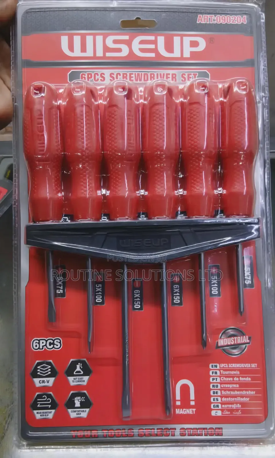Wiseup 6pcs Screwdriver Set