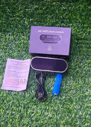 Wireless Alarm Clock Security Camera
