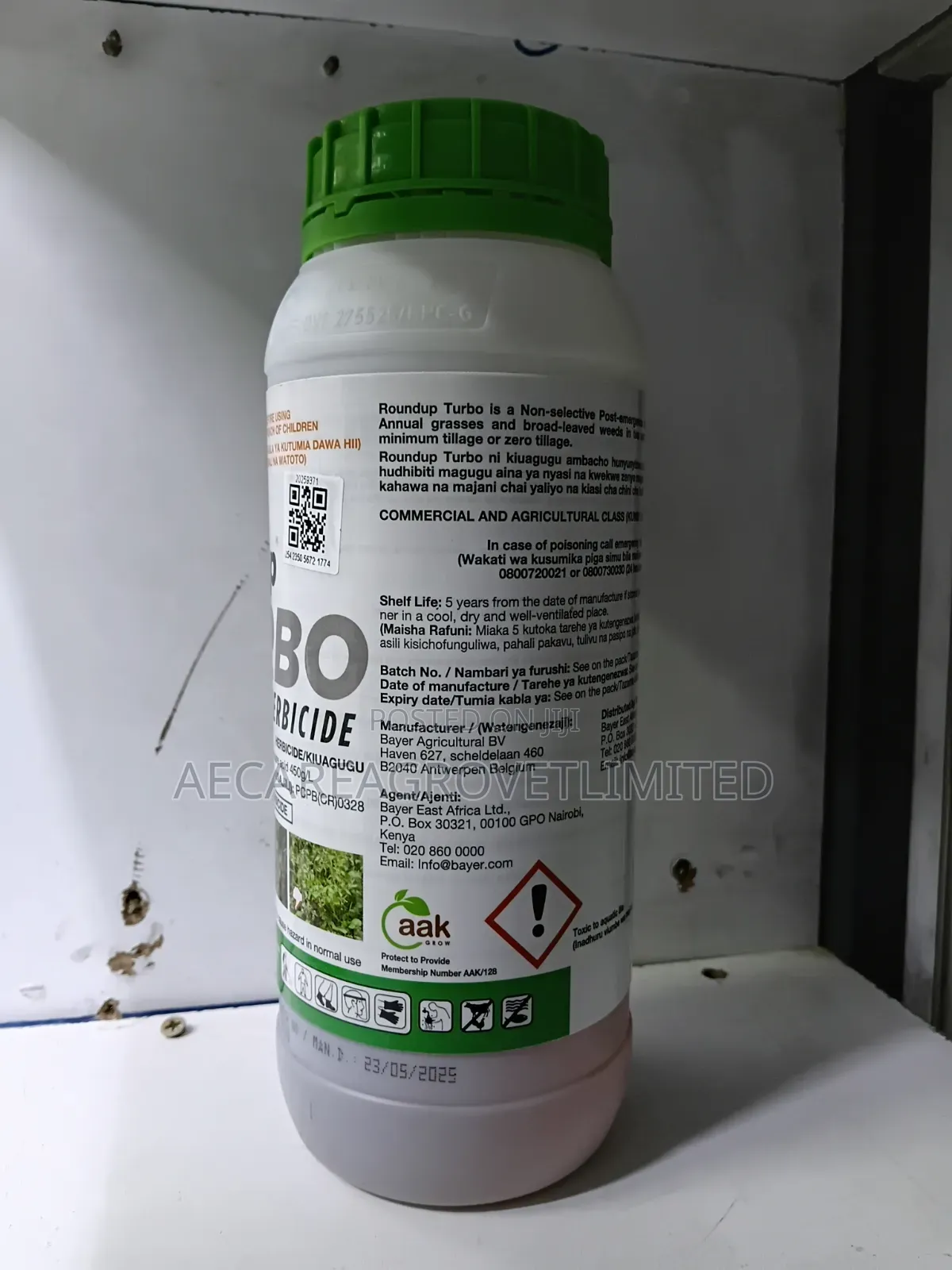Round Up Turbo Herbicide 1litre