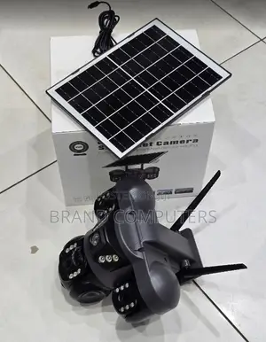 Wifi Solar CCTV Outdoor Wifi Solar Powered 3-Lens Surveillance CCTV