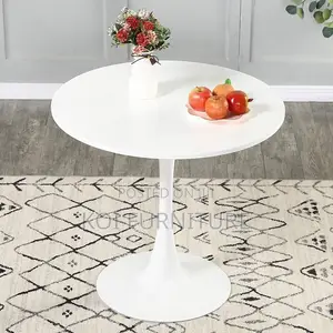 Coffee Table; Urban Round Tulip Marble Nordic Coffee Table