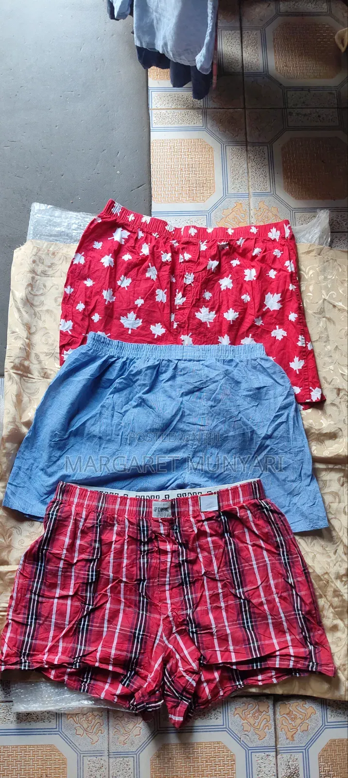 Button -Fly Men Boxer Shorts