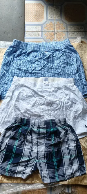 White and Coloured Button Boxers