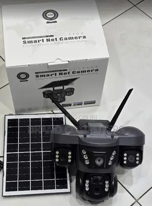 Solar Smart Net 3 Lens Wifi Outdoor CCTV Camera With Night Vision