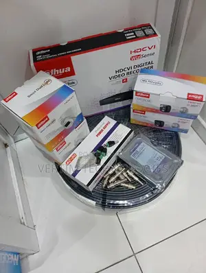 Dahua CCTV Starter Kit With Dvr, 4 Cameras HDD