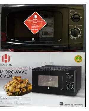 Hanmac 20l Manual Black White Microwave (3 Years Warranty)